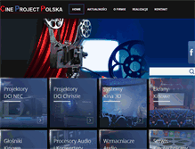 Tablet Screenshot of cine-project.pl